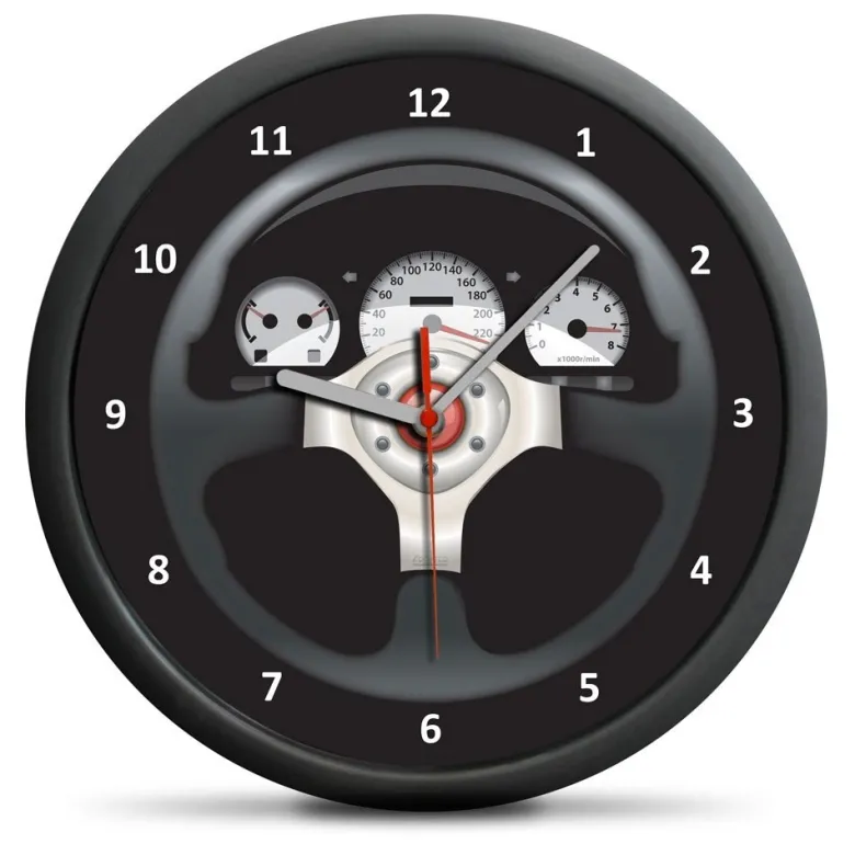 Zegar Demon Prędkości - cichy mechanizm