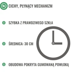 Zegar dla spóźnialskich - cichy mechanizm