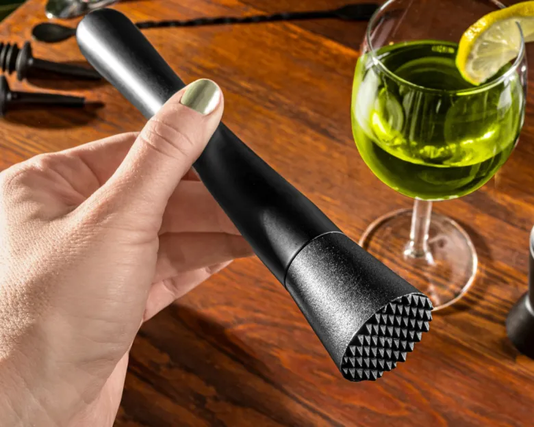 Zestaw barmański shaker do drinków + zestaw do wędzenia whisky 2w1