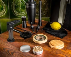 Zestaw barmański shaker do drinków + zestaw do wędzenia whisky 2w1