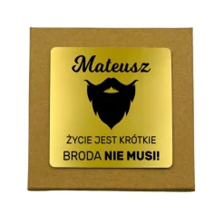 Zestaw brodacza - prezent dla męża, brata, faceta, taty
