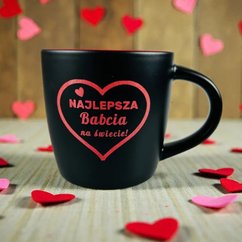 Zestaw dla Babci i Dziadka 2x Kubek Ceramiczny z Grawerem - Prezent na Dzień Babci i Dziadka