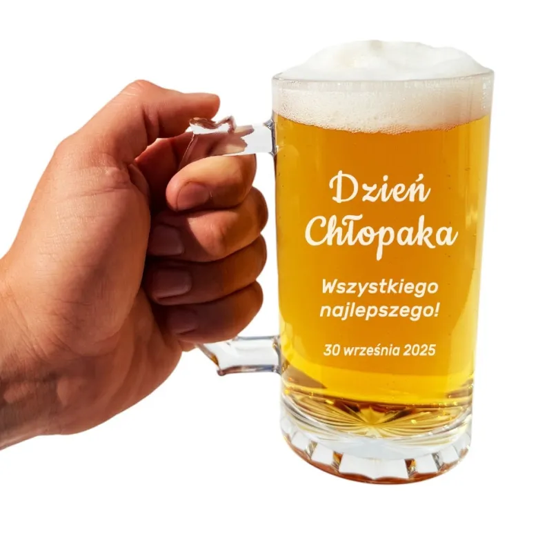 Zestaw do Piwa Kufel + Otwieracz - prezent na Dzień Chłopaka dla kolegi z pracy