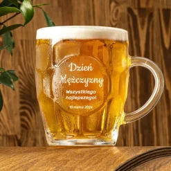 Zestaw do Piwa Kufel + Otwieracz - prezent na Dzień Mężczyzny dla kolegów z pracy szkoły