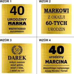Zestaw do Whisky Karafka Globus z Grawerem - Prezent dla Taty Męża Dziadka Szefa Teścia Faceta Mężczyzny na Święta Urodziny