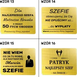 Zestaw do Whisky z Grawerem - Prezent dla Faceta Taty Męża Dziadka Chłopaka na Święta Urodziny