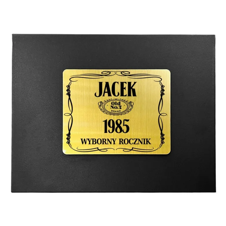 Zestaw do Whisky z Grawerem - Prezent dla Faceta Taty Męża Dziadka Chłopaka na Święta Urodziny