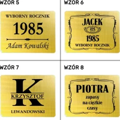 Zestaw do Whisky z Grawerem Premium - Prezent dla Faceta Taty Męża Dziadka Szefa Chłopaka na Święta Urodziny