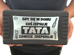 Zestaw Kluczy Nasadowych Bitów z Grawerem dla Taty - prezent na Dzień Ojca Święta Urodziny