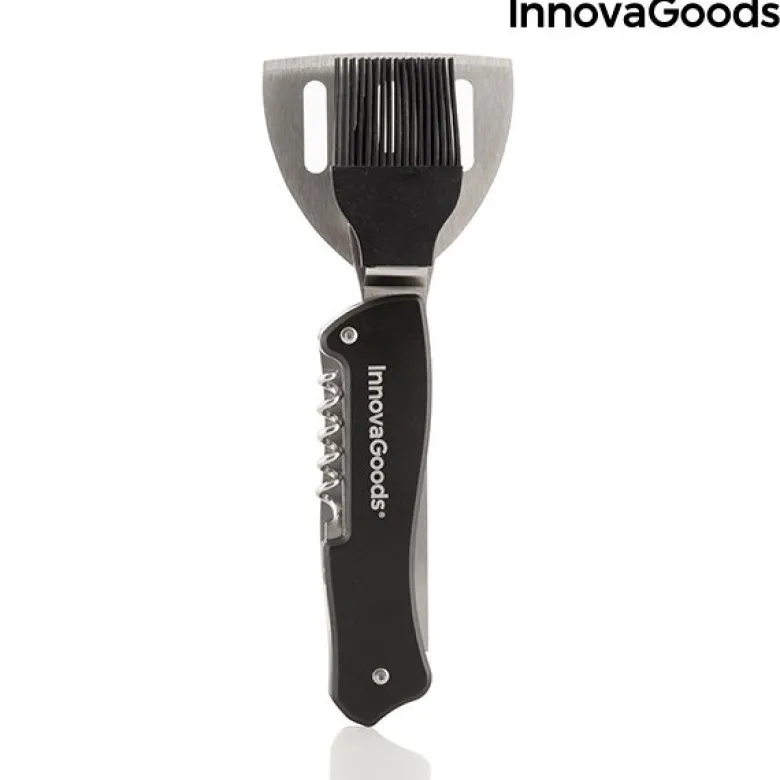 Zestaw Narzędzi do Grilla Składany 5w1 Scyzoryk InnovaGoods