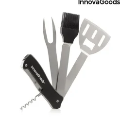 Zestaw Narzędzi do Grilla Składany 5w1 Scyzoryk InnovaGoods