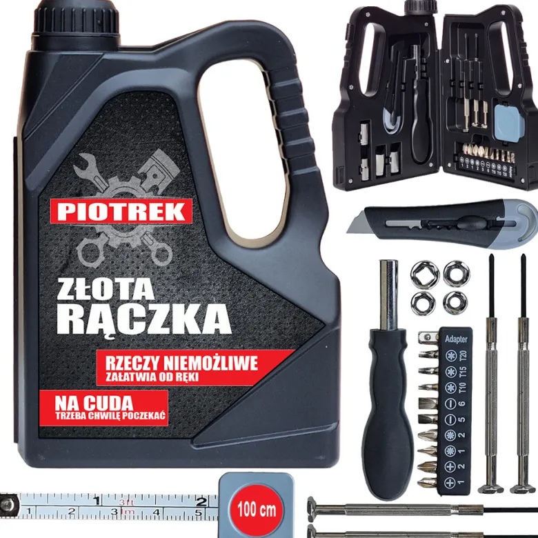Zestaw Narzędzi Kanister - prezent dla chłopaka taty męża dziadka