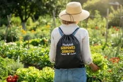Zestaw Narzędzi Ogrodowych + Plecak Niezbędnik Szefowej Ogrodu - Prezent dla Mamy Babci Żony na Dzień Matki Święta Urodziny