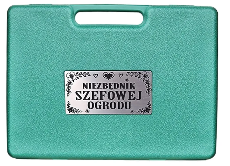 Zestaw Narzędzi Ogrodowych w Walizce z Grawerem - Prezent dla Żony Mamy Babci Dziewczyny na Święta Urodziny