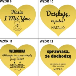 Zestaw Prezent dla Żony Dziewczyny na Święta Urodziny Pod Choinkę Walentynki - Filiżanka z Podstawką w Kształcie Serca