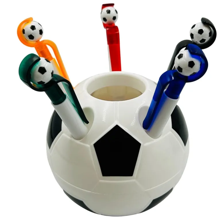 Zestaw Prezent dla Piłkarza Chłopca 4 5 6 7 8 9 10 lat na Święta Urodziny - Kubek Personalizowany Przybornik Długopis Brelok