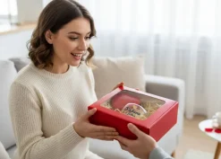 Zestaw Prezent na Walentynki dla Żony Niej Dziewczyny - Szklanka Serce + Miś + Łyżeczka