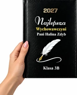 Zestaw Prezentowy dla Nauczyciela Wychowawcy Kalendarz + Kubek Termiczny - Prezent na Dzień Nauczyciela